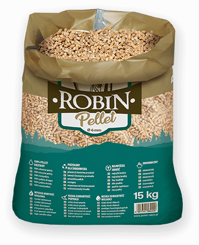 worek pelletu opałowego Robin do kupienia w Niemodlinie lub sklepie internetowym